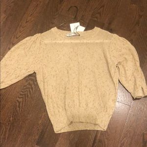 Gorgeous top with Metallic thread